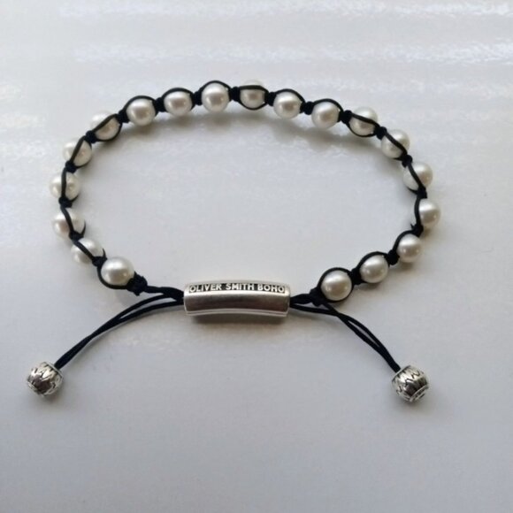 Oliver Smith Petite Pearl Boho Bracelet - Picture 1 of 2